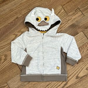 Where the Wild Things Are Kids Hooded Sweatshirt Monster Hood